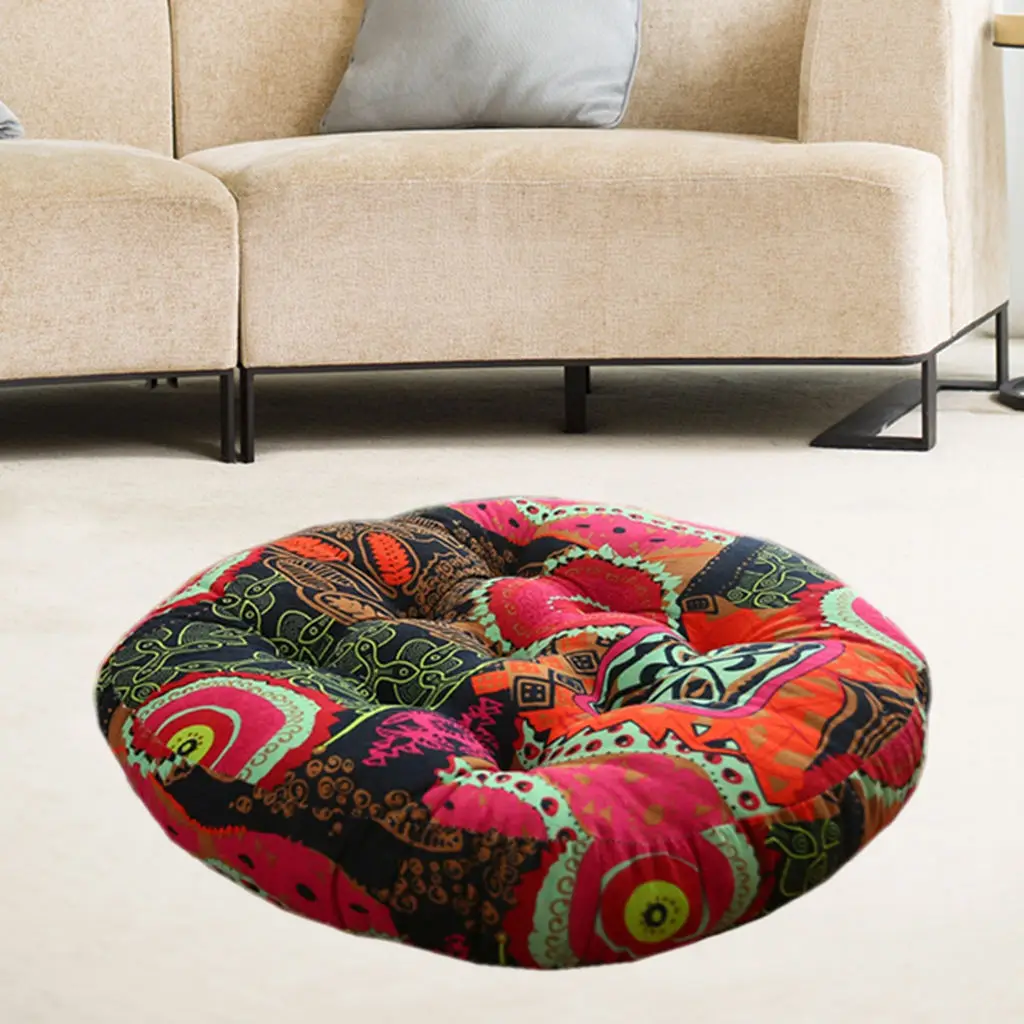 Round Seat Cushion Sofa Floor Mat Decoration Sciatica Back Relief Contours to Body Car Meditation