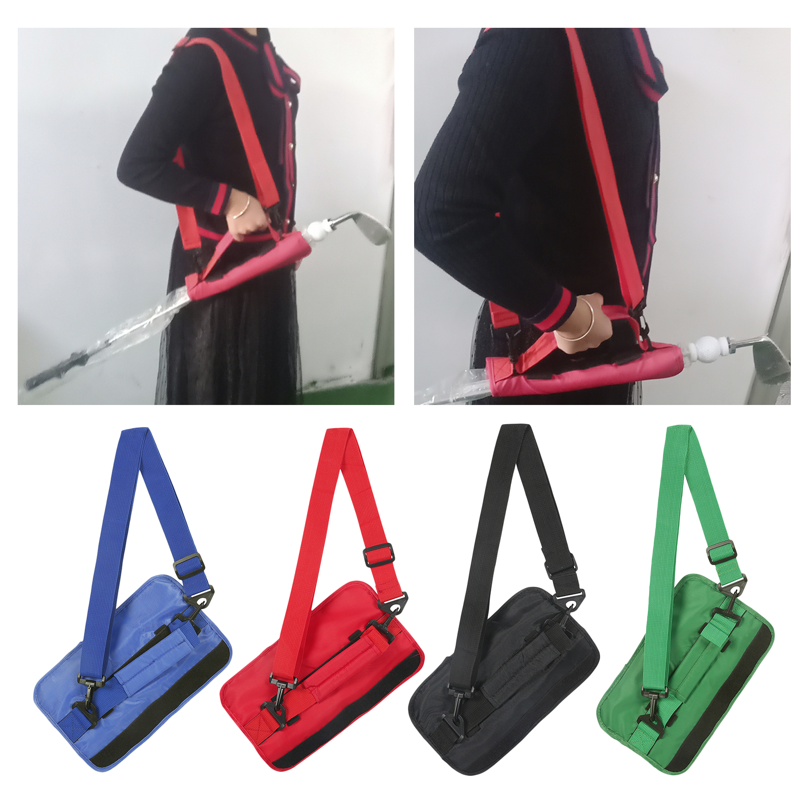 Lightweight Mini Golf Club Bag Driving Range Carrier Course Training Case for Men Women Kids Universal Adjustable Straps