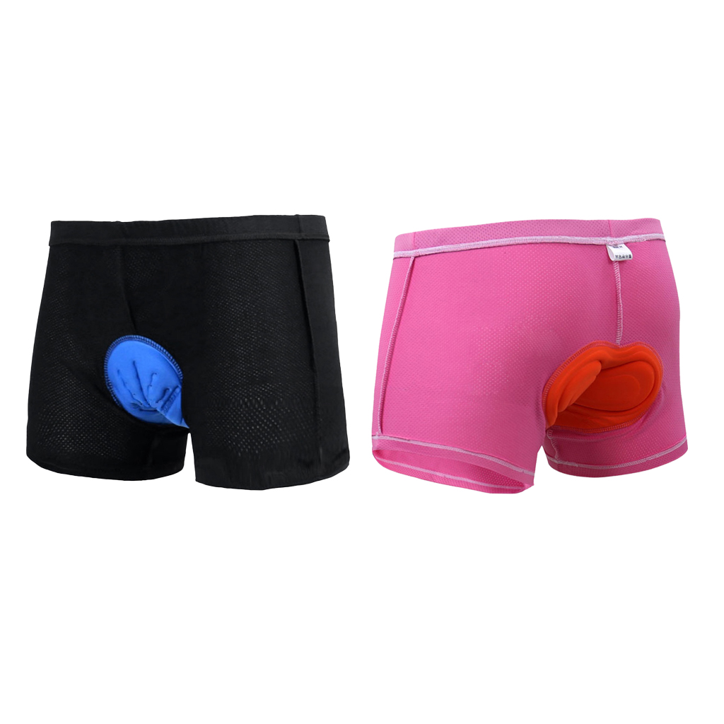 Breathable Cycling Padded Shorts Women Men Bike Underwear Liner with Cushion