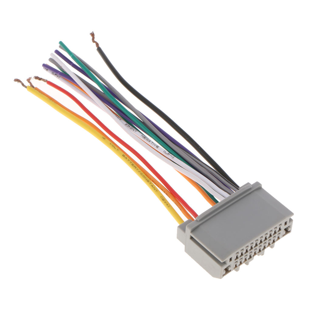 Car Stereo CD Player Wiring Harness Wire Cable Female Plug Car Audio Wiring Harness kit for Jeep for Wrangler 146x40x14mm