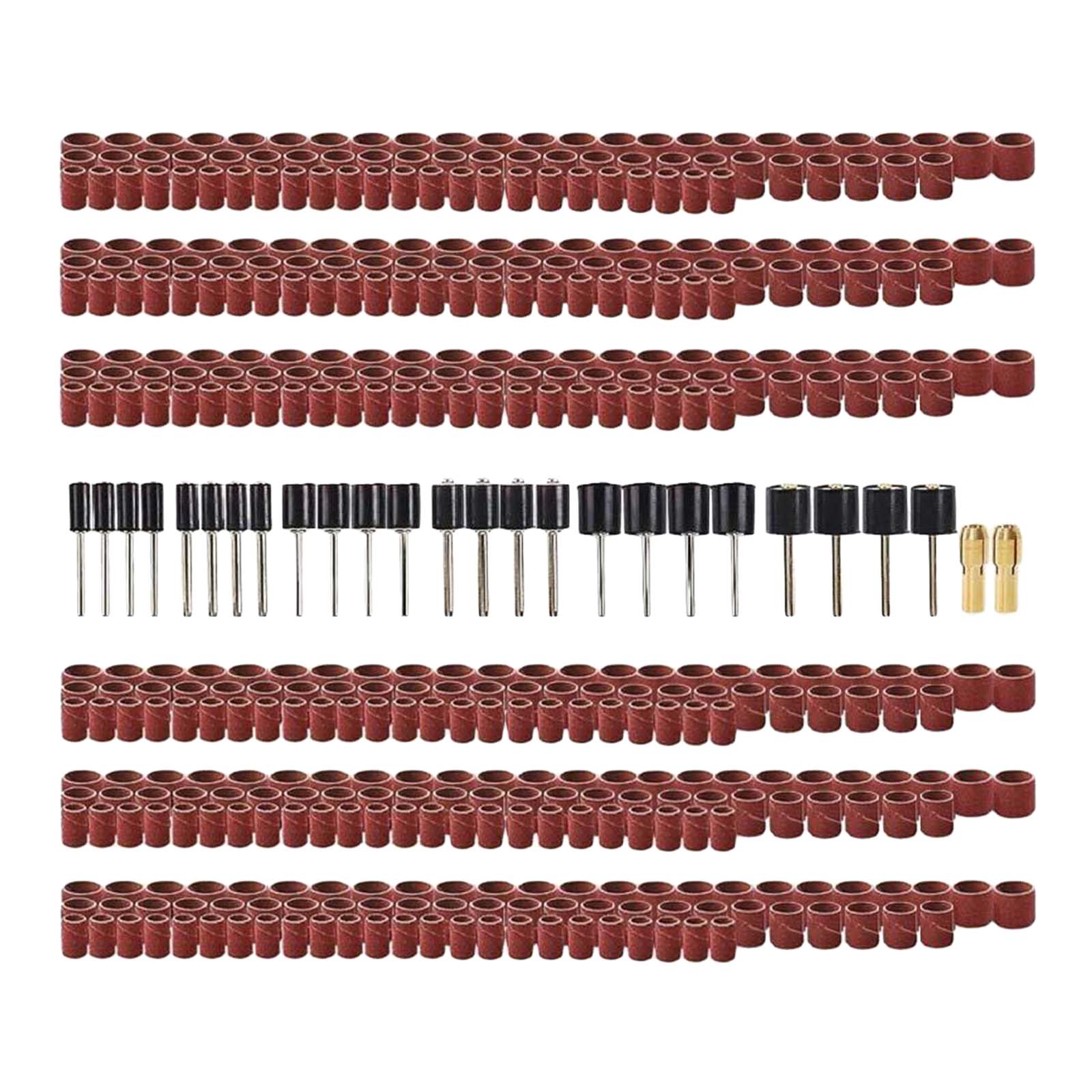 458PCS Sanding Band Sander Sleeves Machine Bits 80# 120# 240# 320# 400# 600#