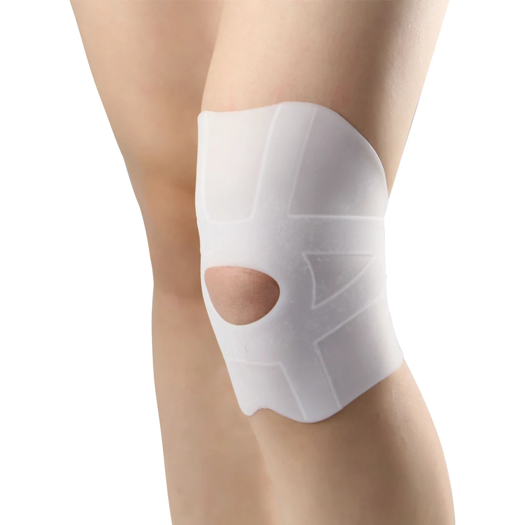 Soft Silicone Gel Kneecaps Knee Pad Brace Kneepad Support Wrap Guard Strap