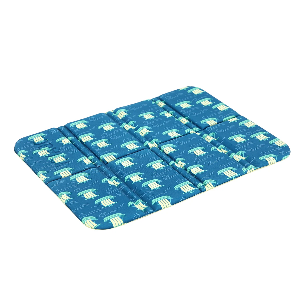 Foldable Seat Cushion, Portable Polyester Fabric Seat Cushion for Home, Camping,