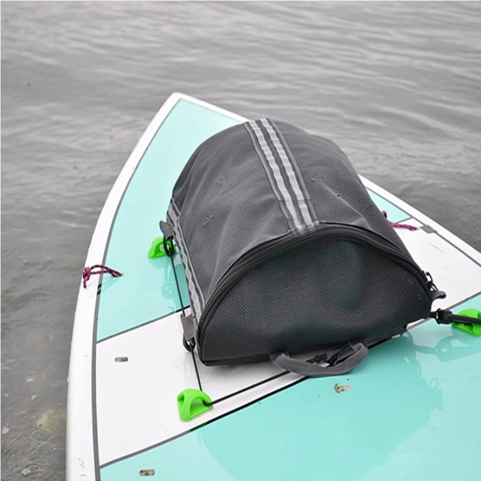 Portable Stand Up Paddle Deck Storage Bag for Inflatable Boat Rafting 