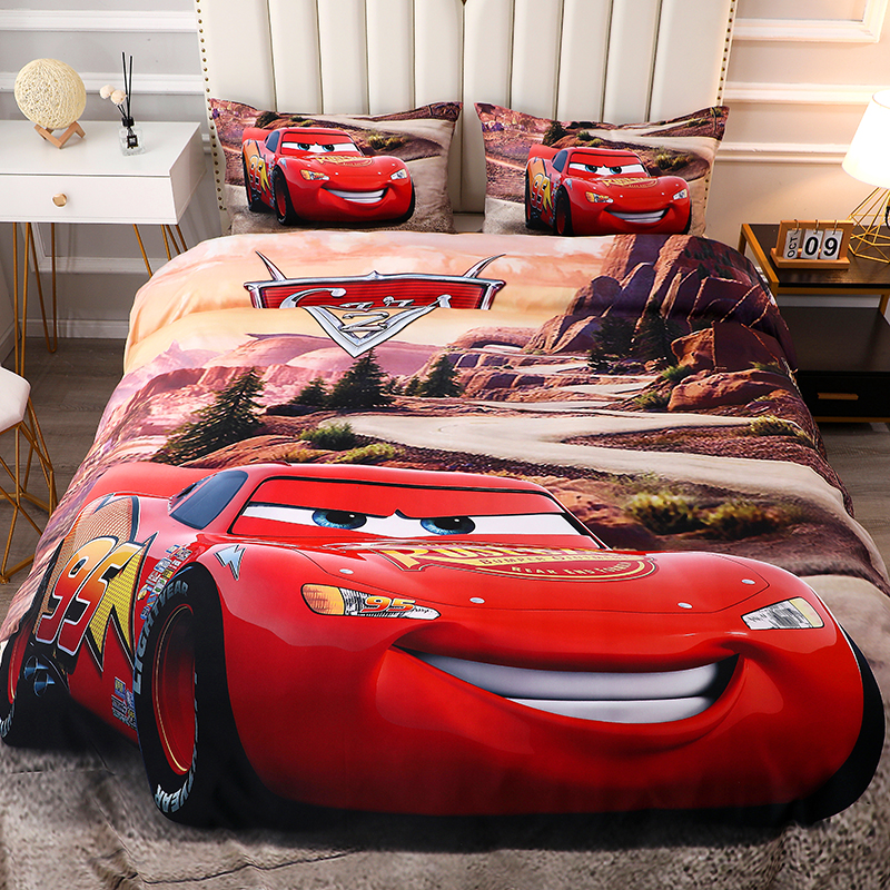 lightning mcqueen double bed set