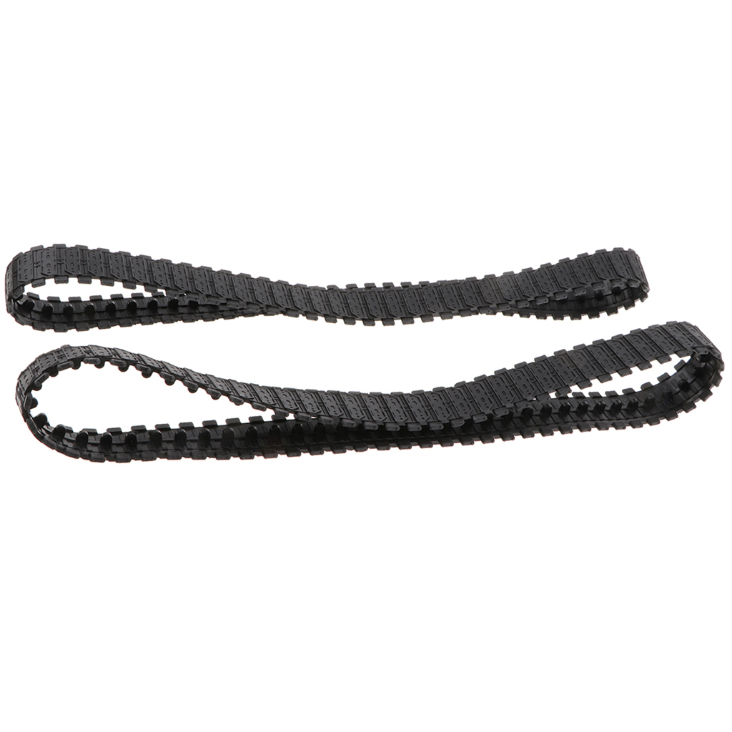 2PCS 66cm Circumference Rubber Crawler Tank Track for DIY RC Car Drive Parts