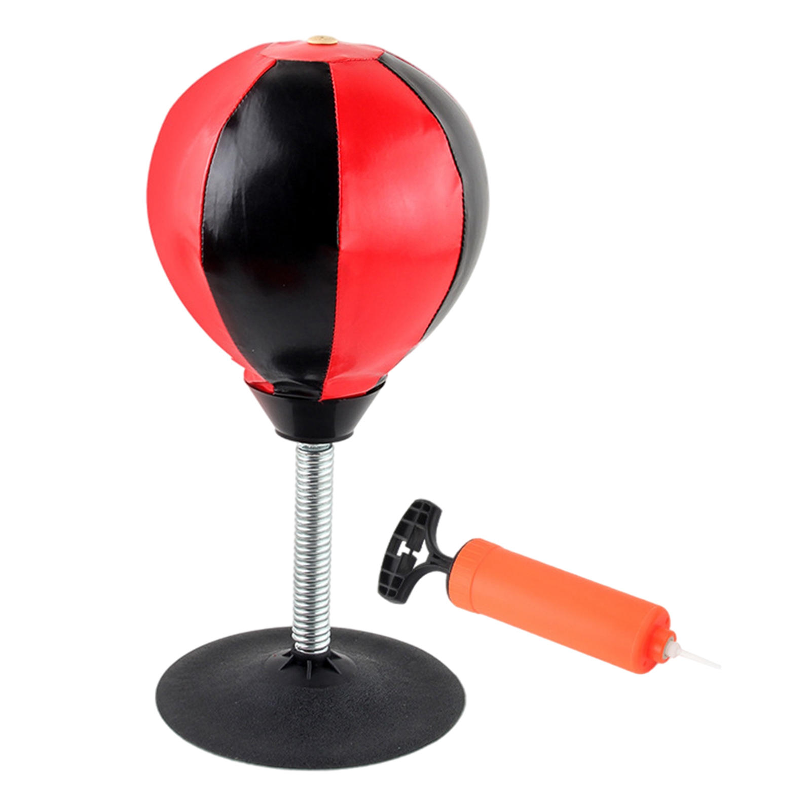 PU Leather Desktop Punching Bag  Punching Bag Fitness Punching Bag Bodybuilding Punching Bag with Ball Toy Table Stand Bag