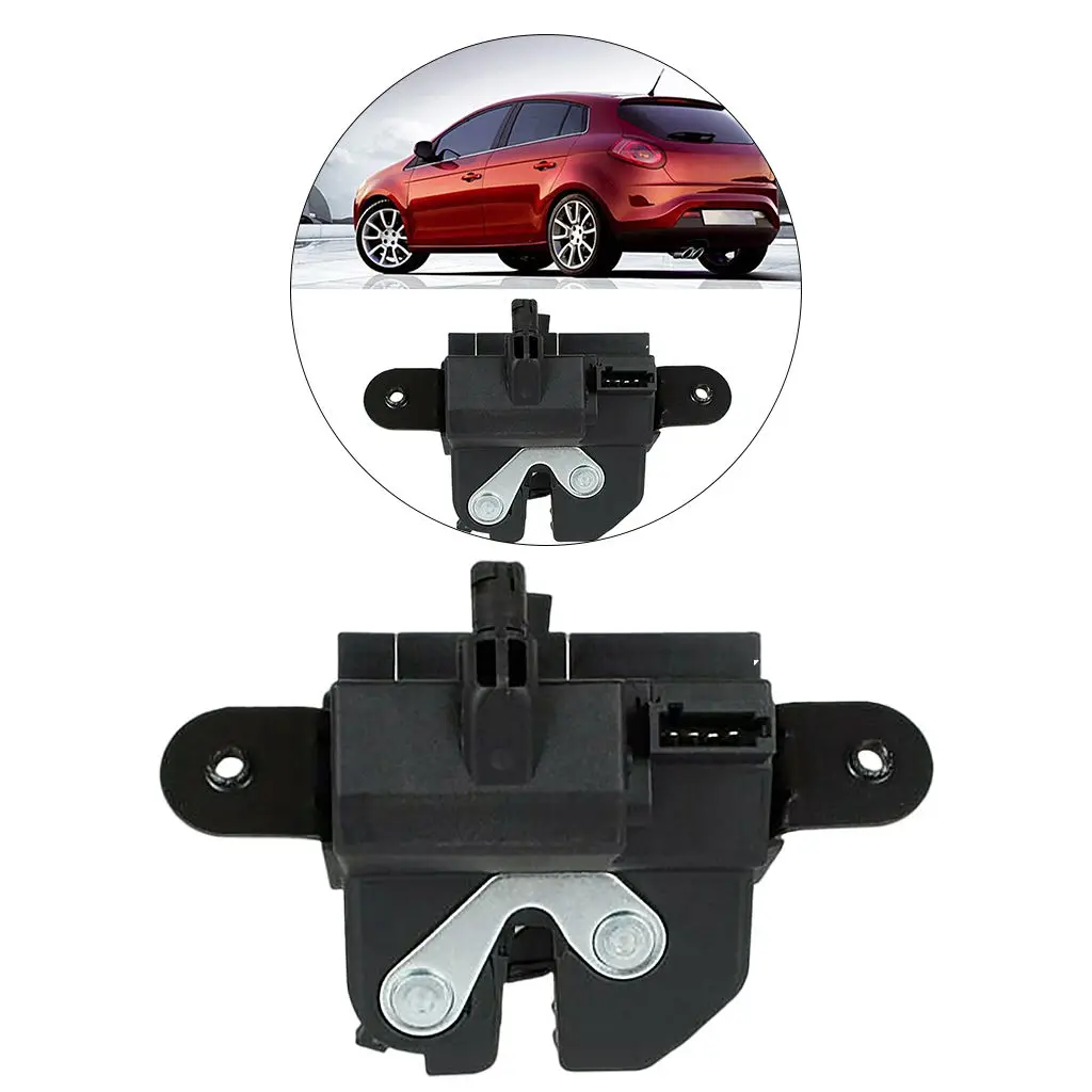 Car Rear Tailgate Lock Boot Lid Latch 51873093 for Fiat -Black ,Easy to Install