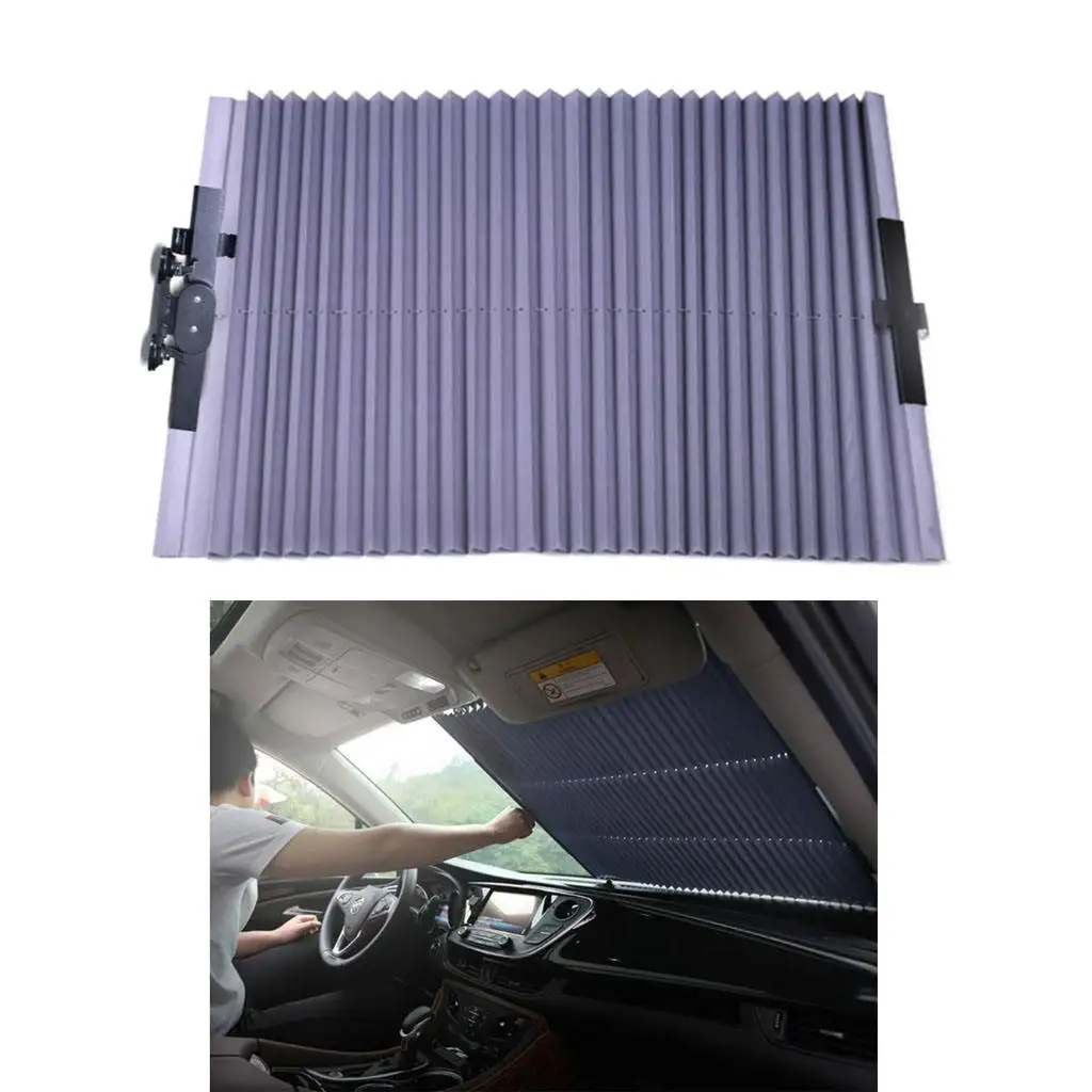 Universal Car Retractable Sunshade Windshield UV-protection 51.2