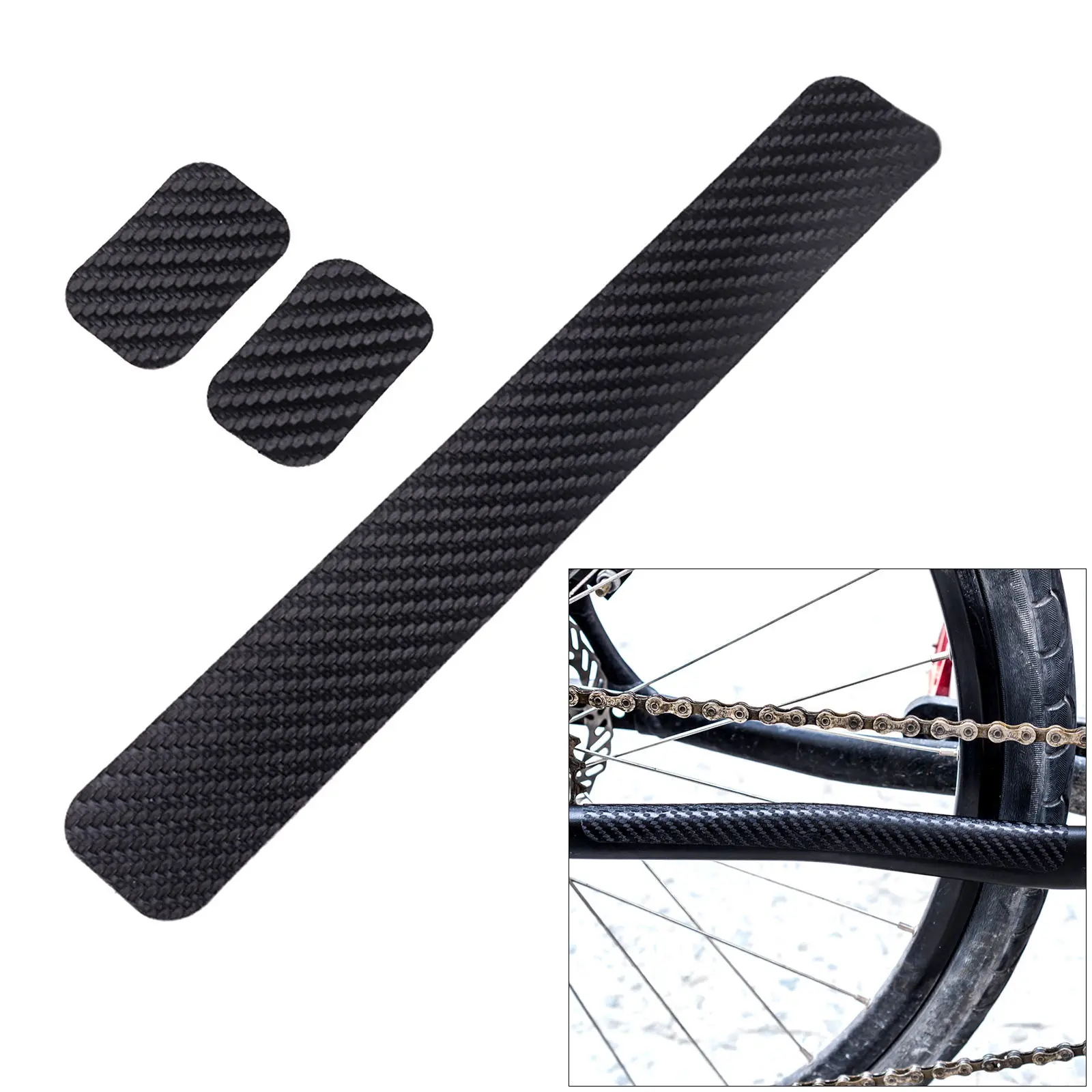 Waterproof Anti-rust PVC Cycling Care Chain Posted Guards Bicycle Frame Chain Protector Protector MTB Bike Care Cover