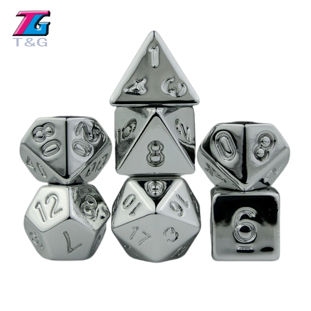 21Pcs Creative Plastic D4-D20 Dice Role Playing Game for DND RPG Table Game 