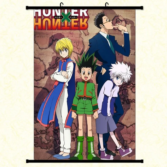 *Legit Poster* Hunter X Hunter Anime Gon Killua Group Key Art Wallscroll  #86928