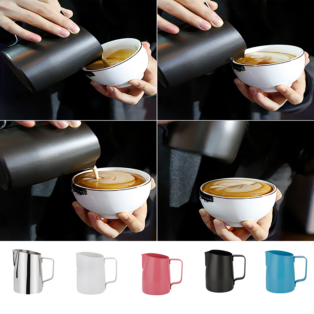 Espresso Coffee Pitcher Milk Frothing Latte Jug Art Making for Coffee 450ml / 700ml