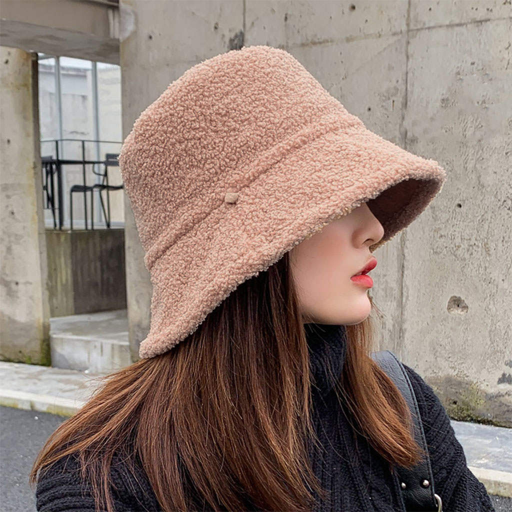Warm Wool Cloche Hat Fashion Multiple Colour Elegant Vintage Cloche Hats for Fisherman Hat Autumn Winter Lady Winter Hat