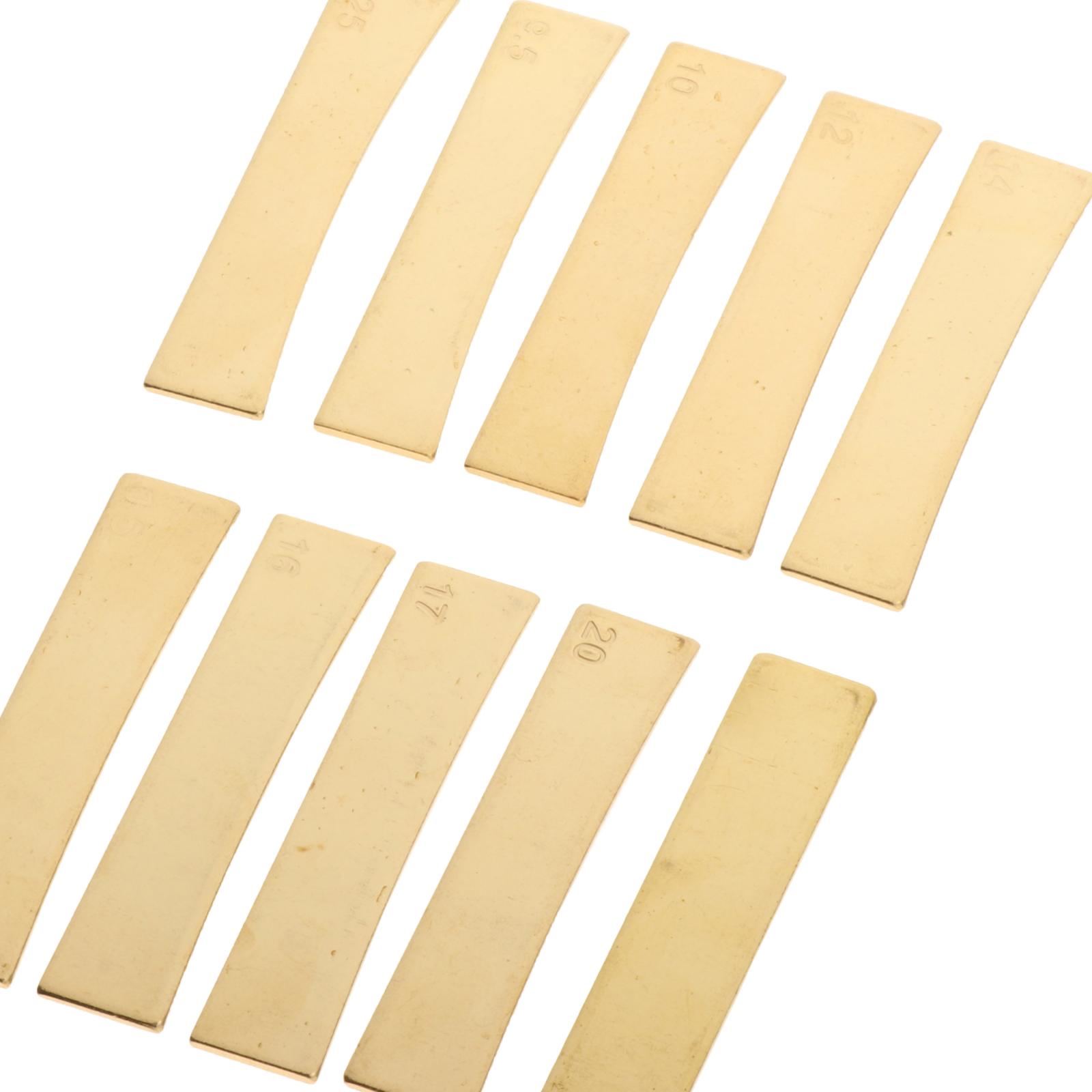 10 Pack Brass  Guitar Fretboard Fret Press Inserts for Guitar