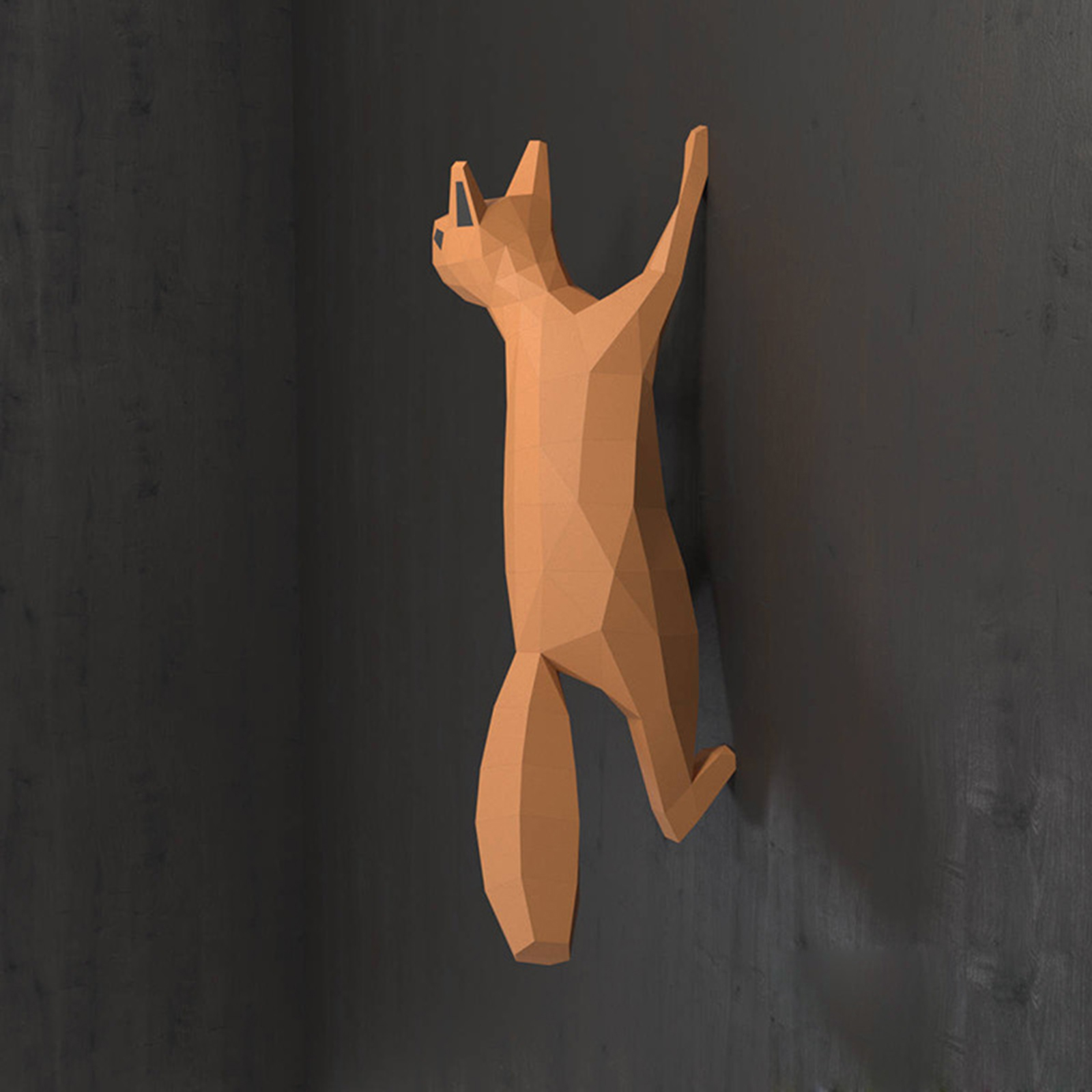 Cute Animal Composition Handmade 3D Squirrel Geometric Origami Paper Model for Kids Adults Beginners Game ornaments
