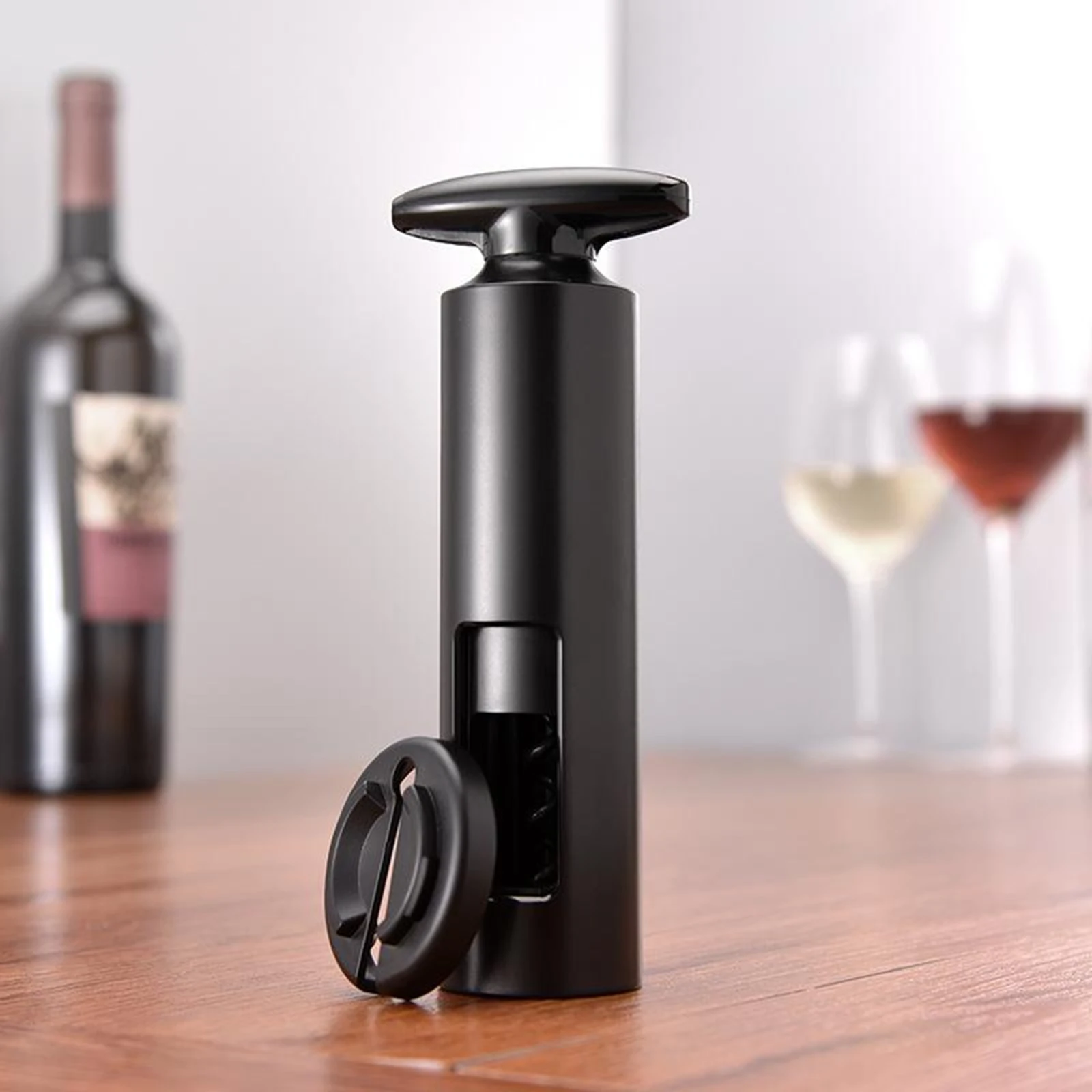 Manual Wine Opener Cordless Plastic Corkscrew Red Wome Bottle Cork Puller