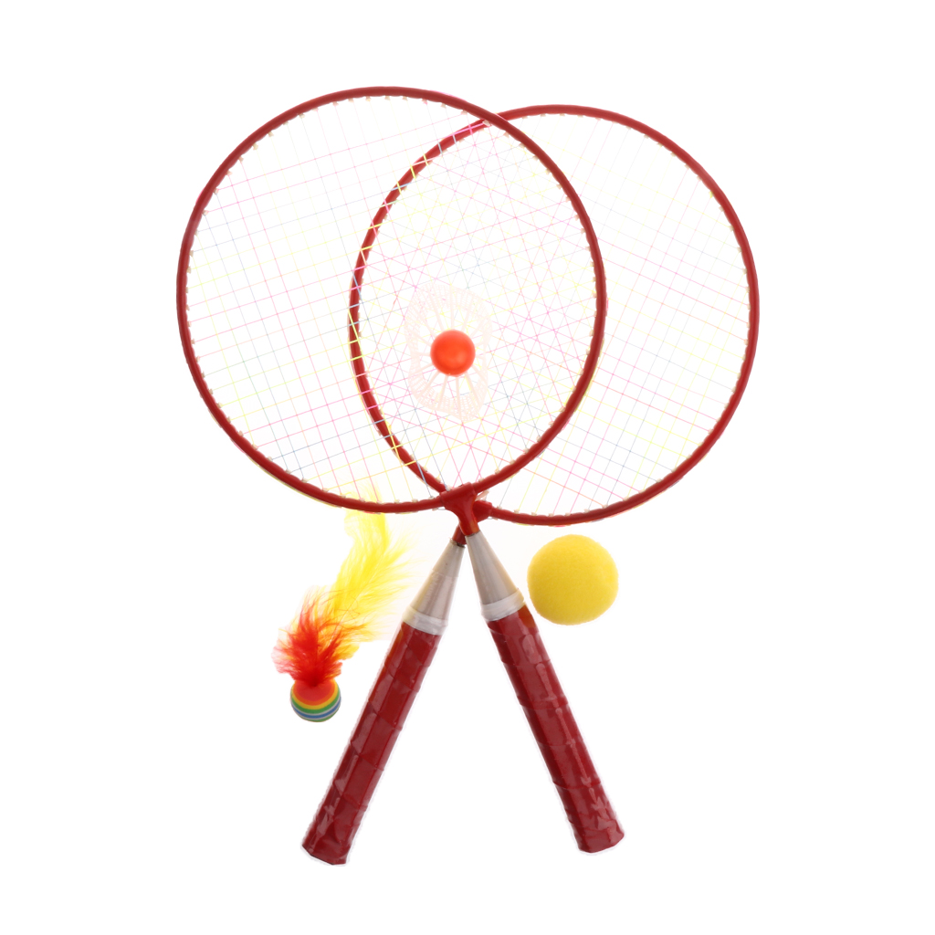 Kids Child Mini Badminton Tennis Rackets Birdie Whole Set Outdoor Indoor Sport Game Toys