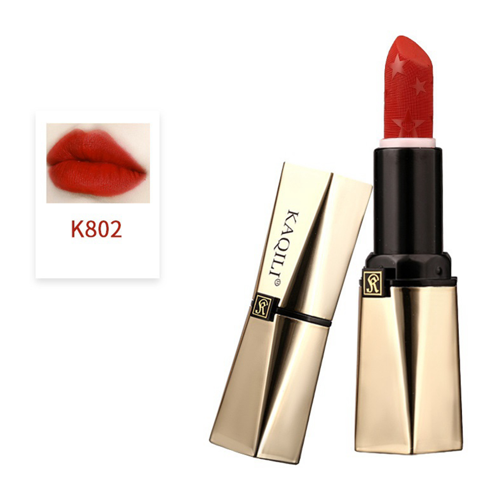 Natural Red Color Sensational Lipstick Moisturizing Lip Makeup Matte Finish High quality Material Matte Lipsticks Nonstick Cup