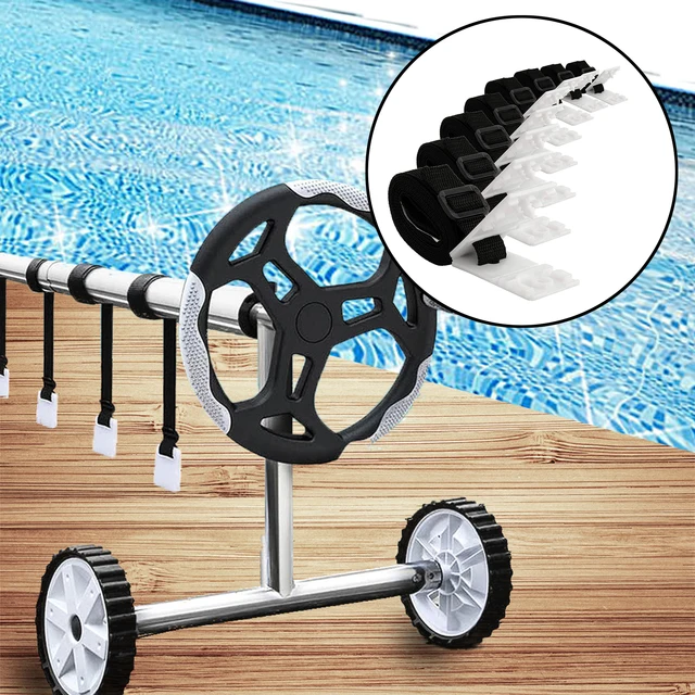 Pool Solar Cover Reel Attachment Kit for In Ground Swimming Pool