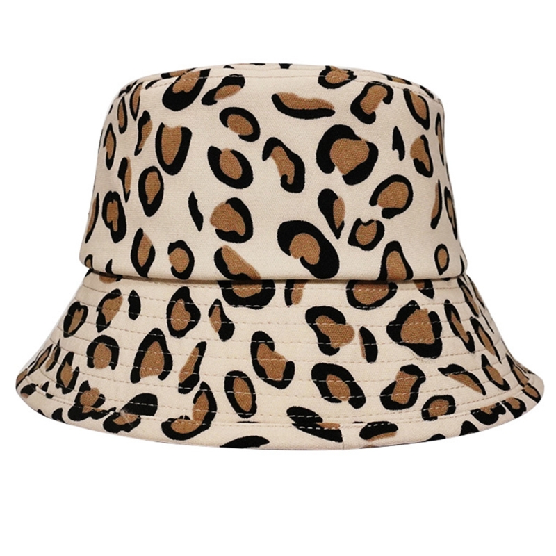 leopard print rain hat