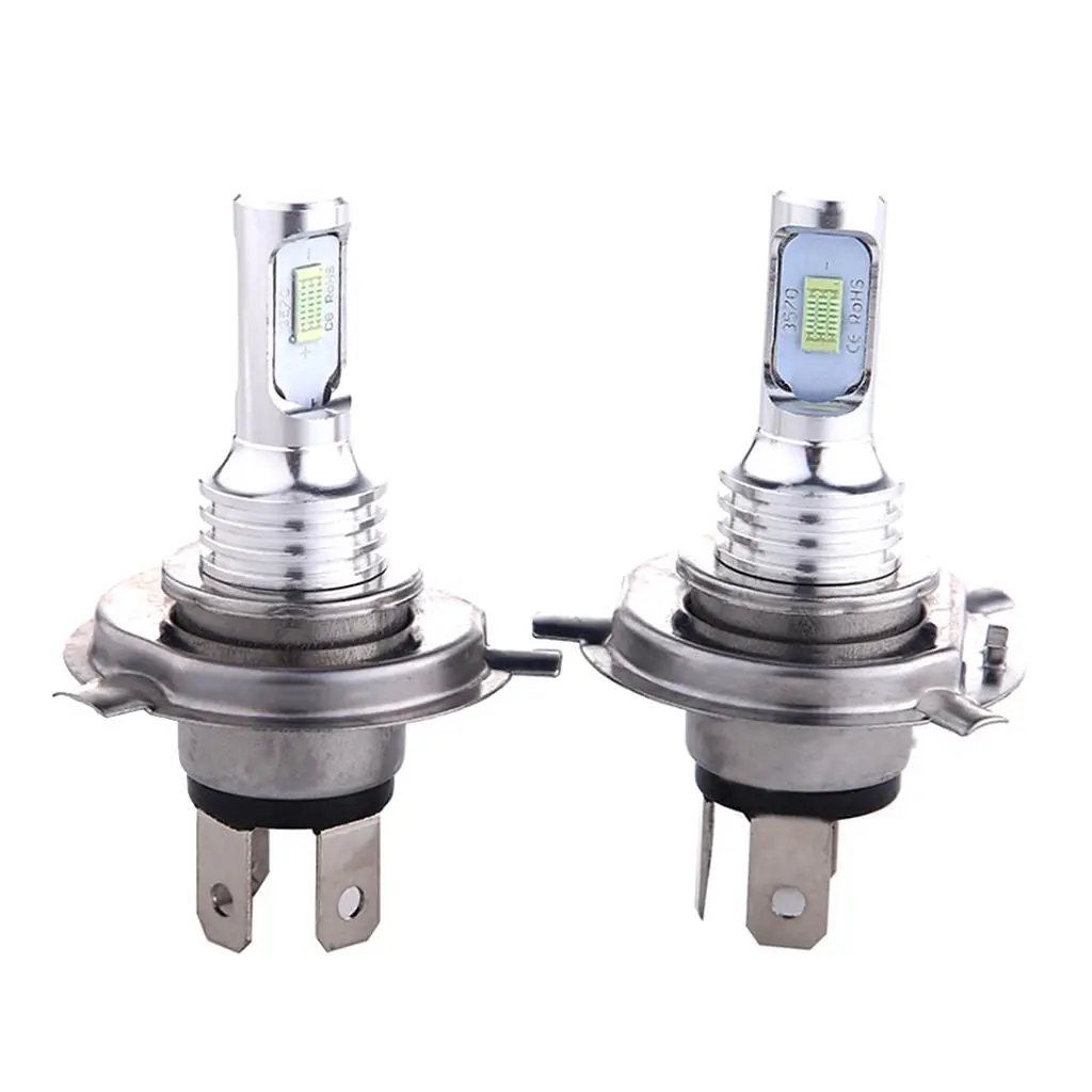 2 Packs H4 LED Headlight Kit 35W 4000LM Car Bulb High Power 8000K 12-24V