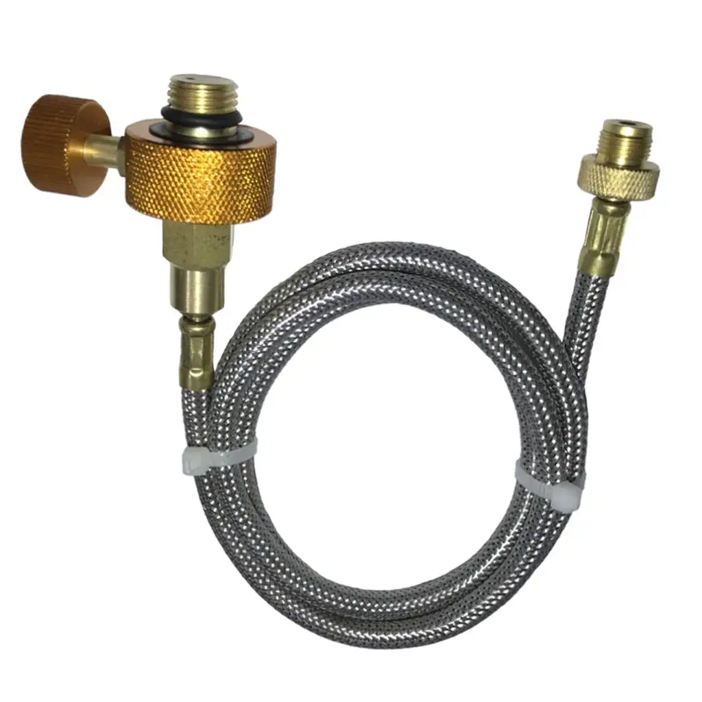 Propane Tank Hose Adapter/Connects Propane Tank Connector Refillable Bulk Propane Cylinder- 3.5Ft Long