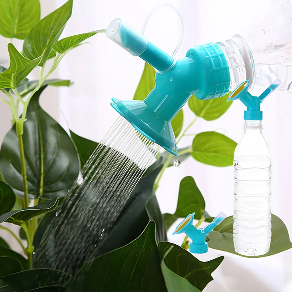 2Pcs Spray Garden Sprinkler Plant Watering Waterer Nozzle Cap Water Bottle MP 