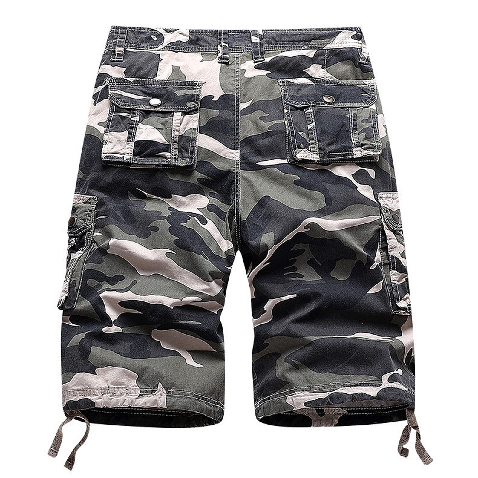 Summer Camouflage Cargo Shorts Men Army 