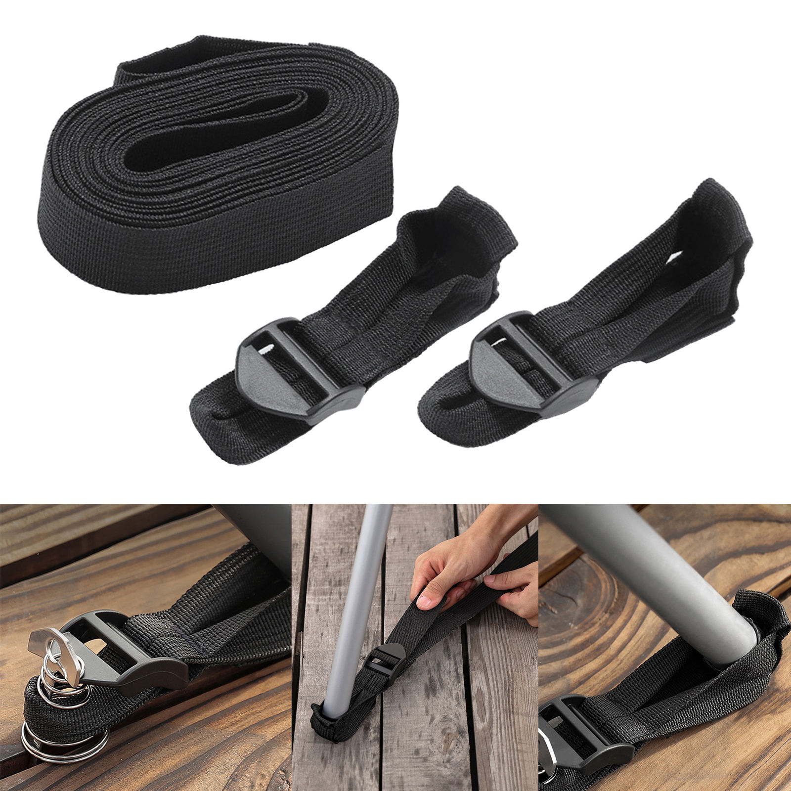 Awning Pole Fixed Buckle Wear-Resistant Fishing Camping Hiking Picnic Tent Canopy Windproof Rod Holder