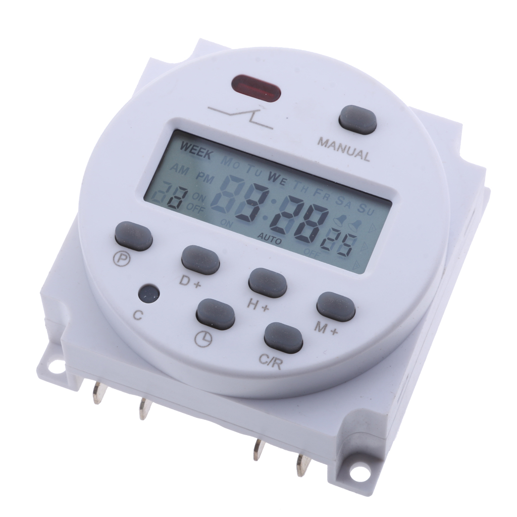 Timer Switch for Solar Lights Digital Programmable Timer DC/  12 Volt hot for Led Lamp Water Heater Sprayer
