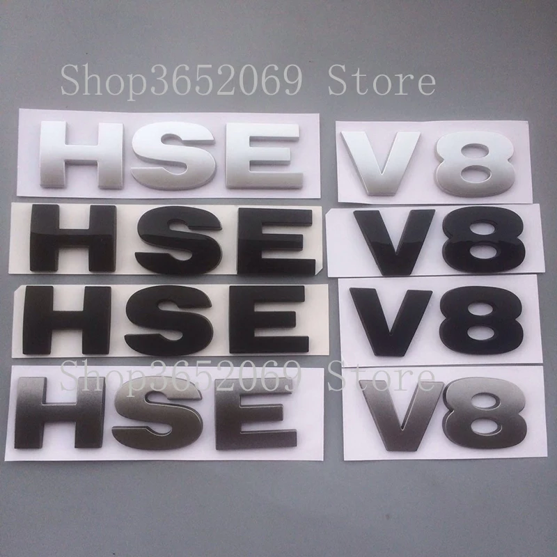 car window decals ABS Letters Emblem for Land Rover DISCOVERY 3 4 HSE V8 Car Styling Refitting Hood Middle Trunk Nameplate Logo Decoration Sticker funny truck stickers