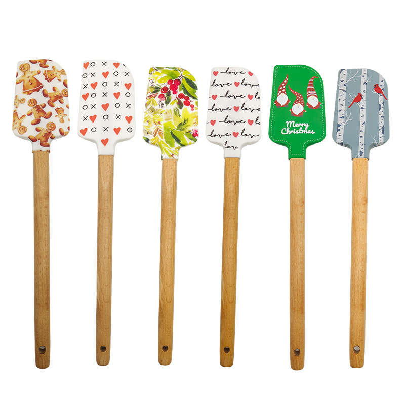 Food Grade Scraper Kitchen Creative Silicone Spatula Pastry Butter Cookie Spatula Cake Decor Mixing Tool Baking Accessories Food Grade Scraper Kitchen Creative Silicone Spatula Pastry Butter Cookie Spatula Cake Decor Mixing Tool Baking Accessories