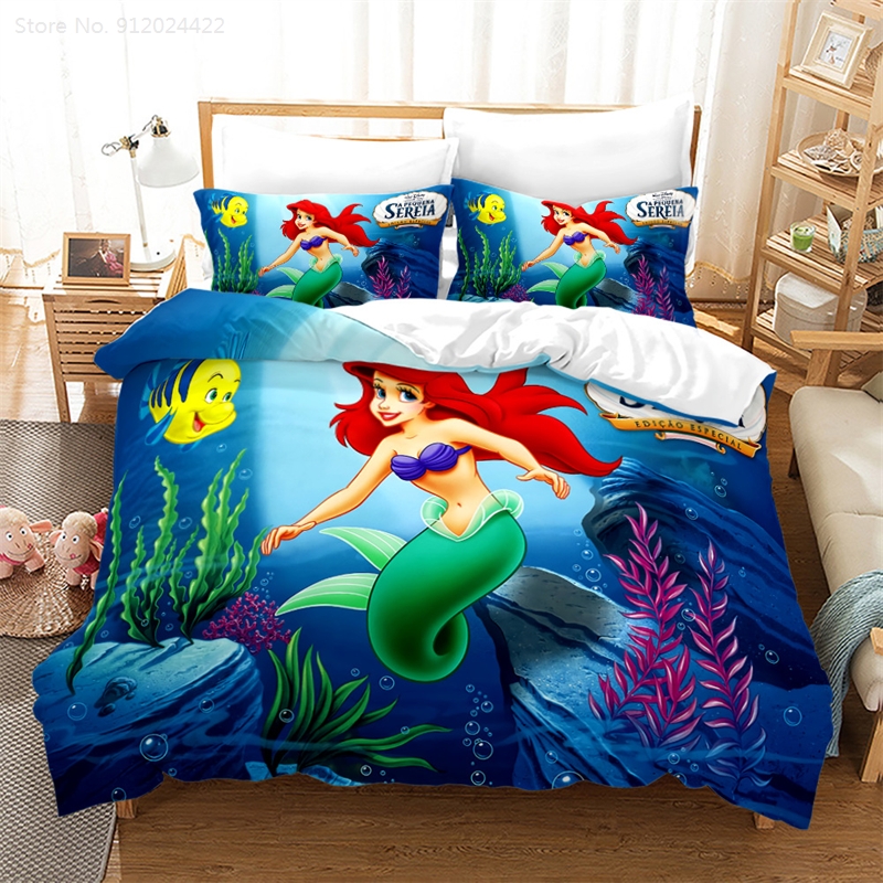 little mermaid single duvet cover