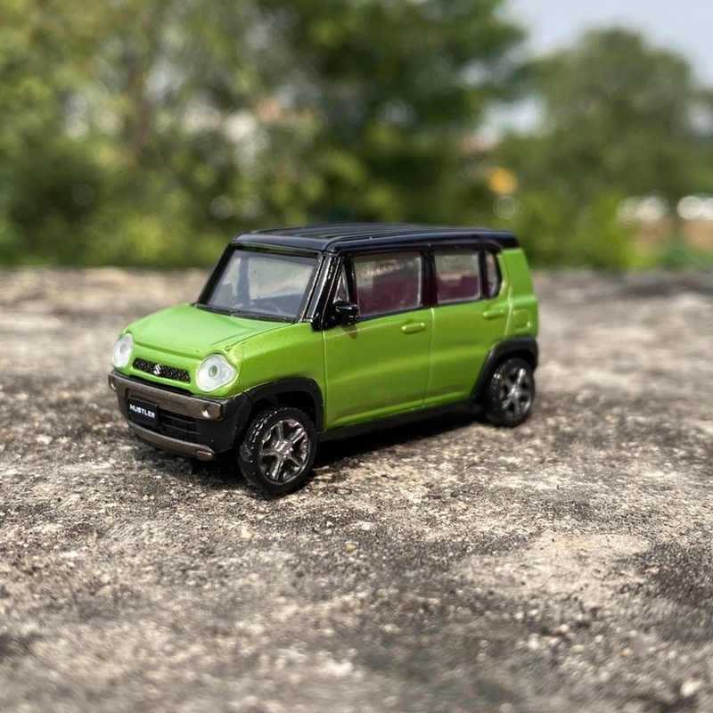 1:64 Diecast Toy Vehicles Mini 5cm SUZUKI HUSTLER Plastic Model Car Ornaments Toddler Boy Toys