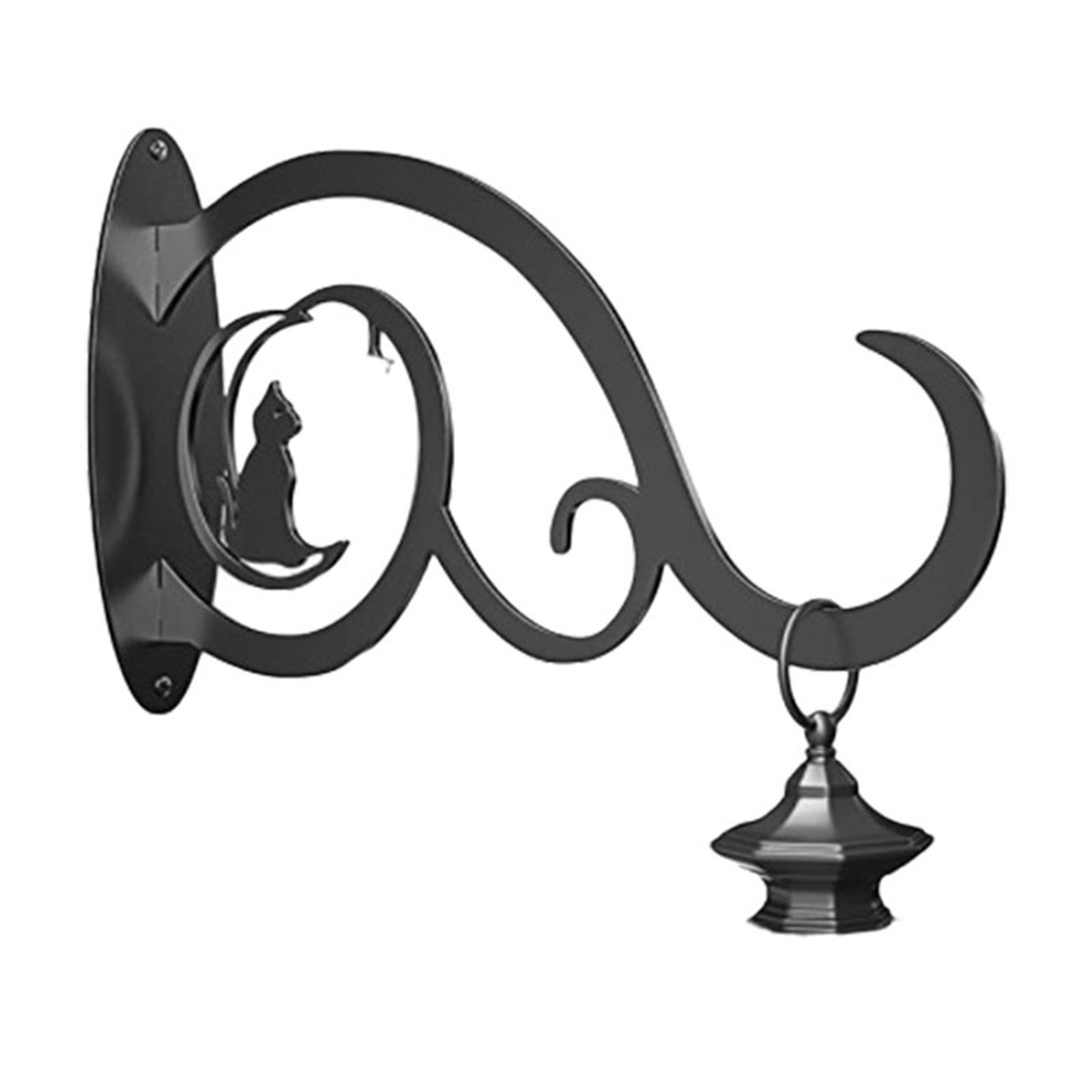 ing Plant Hook Hummingbird Cast Iron Decorative Flower Basket Wall 