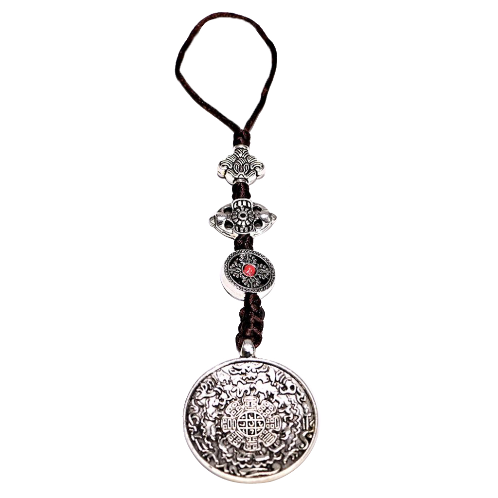 Double Sided Well Finished Tibetan Shamans Buddhism Eight-Trigrams Mirror L