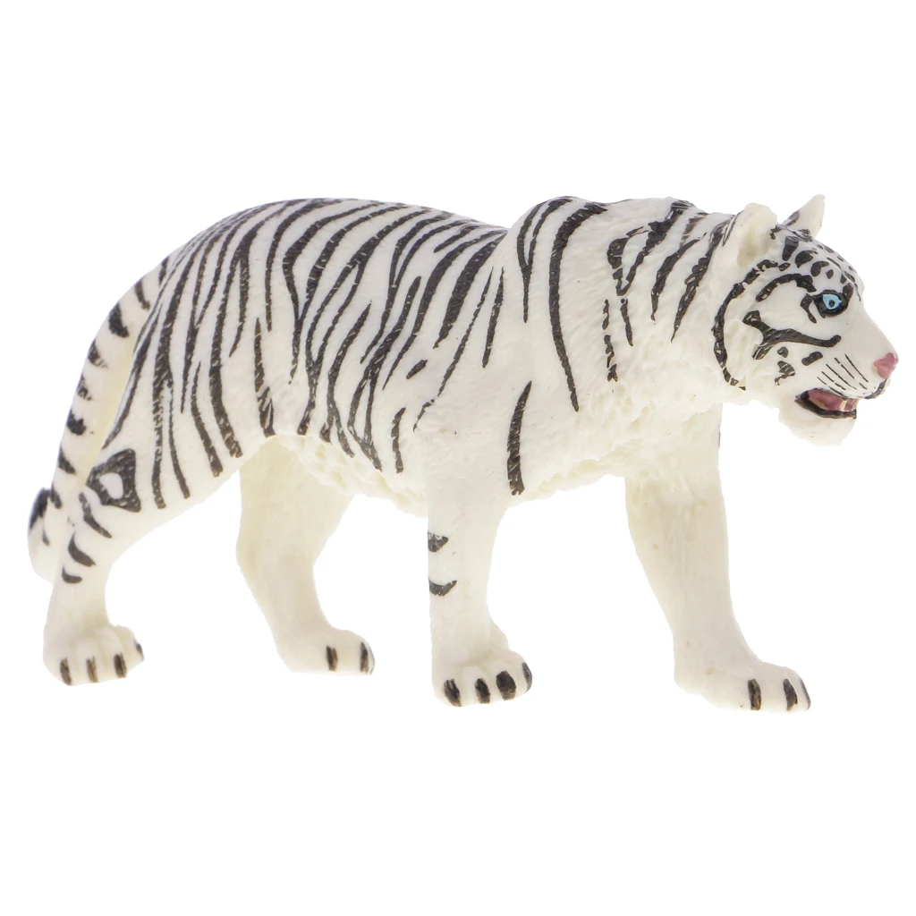 Highly Details Wild Animal Siberian Tiger Model Figures Kids Educational Toy
