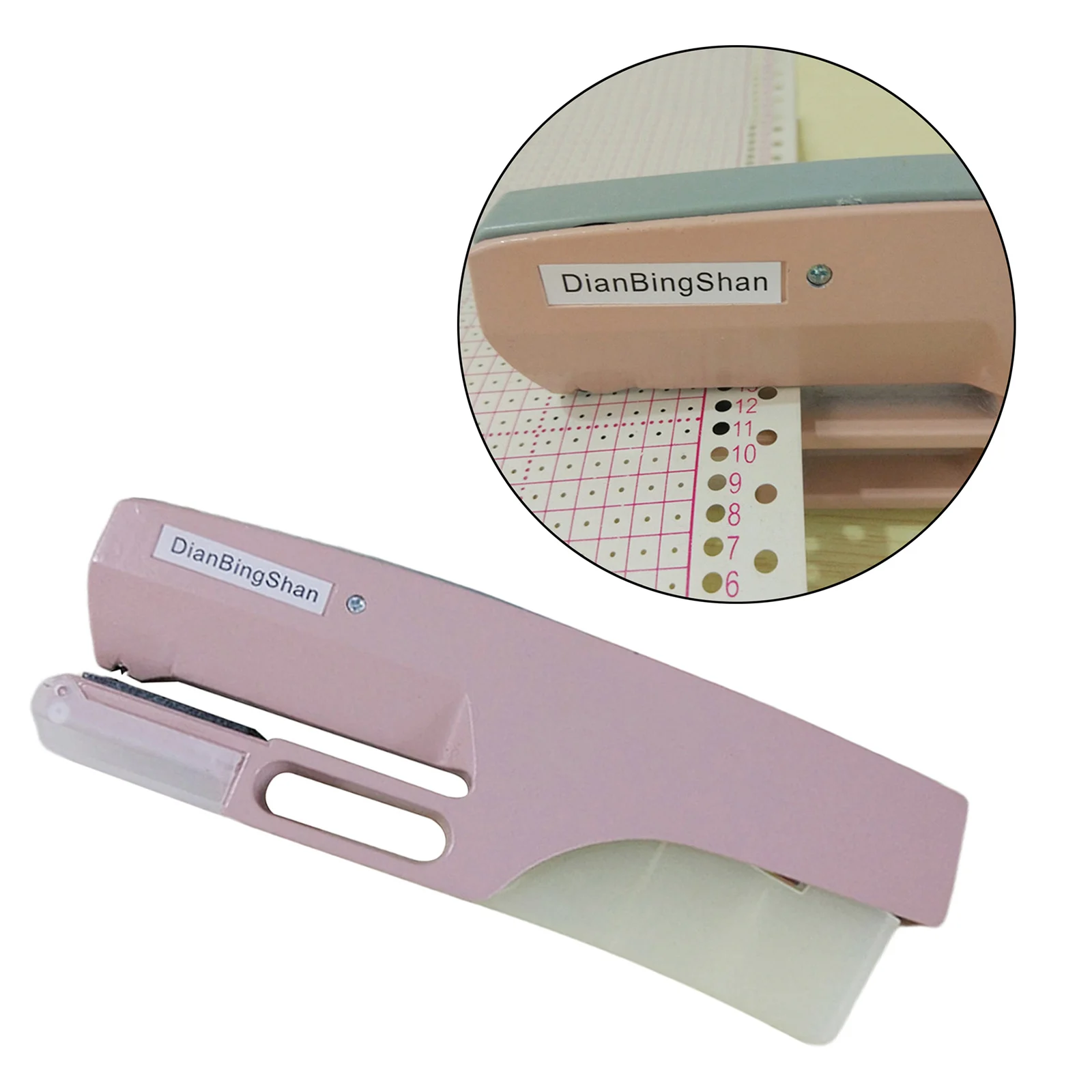 Hole Punch for PVC Card Heavy Duty Single Round Hole Puncher DIY Hand Tools for Punch Cards Home Office School Supplies Crafts