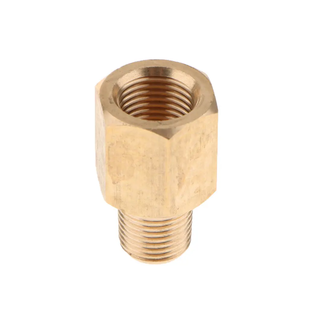 High Quality 1/8NPT To 1/8 BSPT Brass Fuel Pressure Gauge Connector Quick Connect Fitting