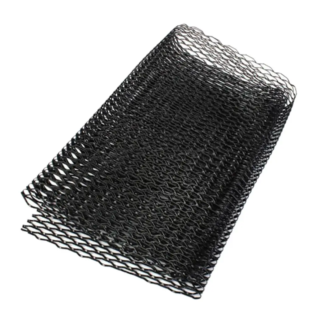40 Inches x 13 Inches Car Grille Mesh Aluminum Alloy Sheet Grid Universal  Hole 4mmx 8mm