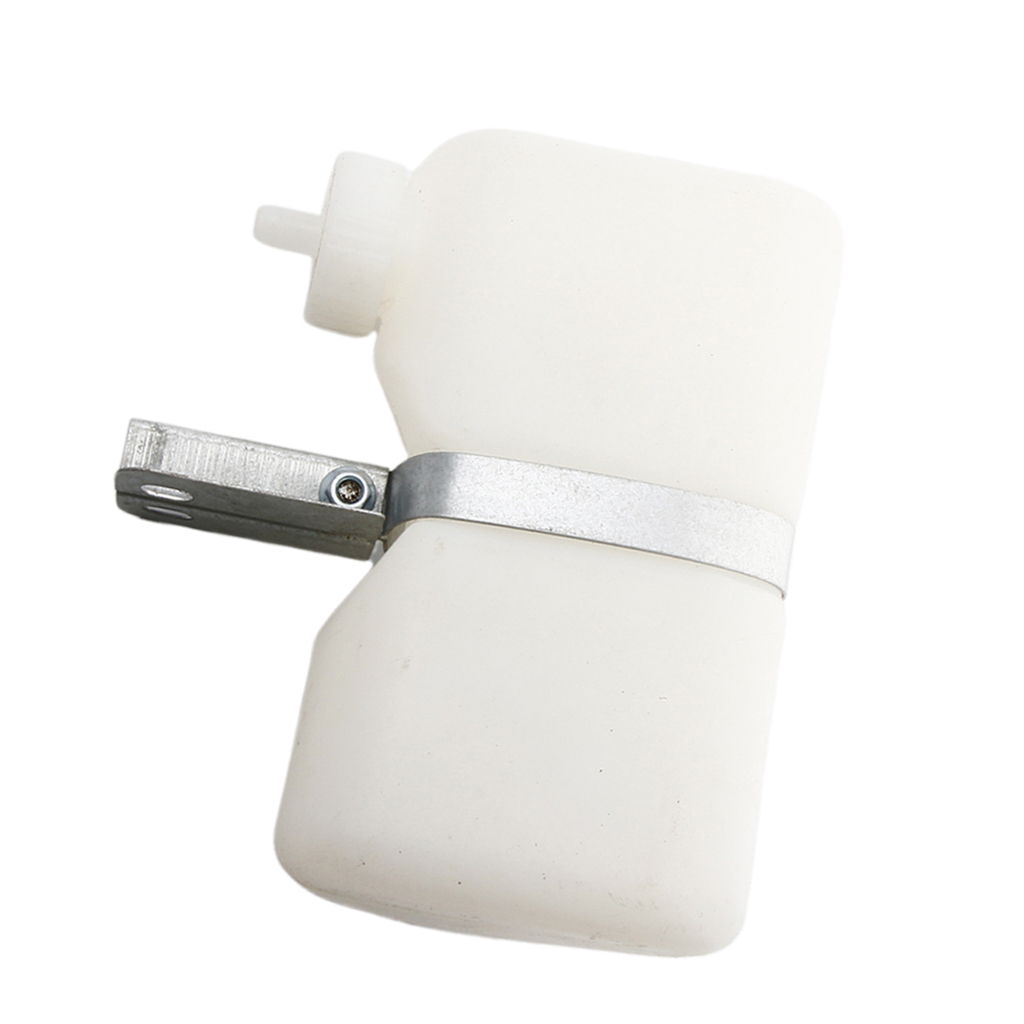 dolity White Plastic Engine Radiator Coolant Bottle Overflow Reservoir Tank  for 250cc 350cc Quad Dirt Bike ATV