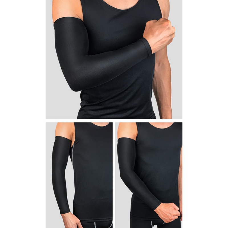 Lot De 3 Paires Manchons Sport Enfants – Protection UV, Respirants, Anti-dérapants, Pour Basket, Cyclisme, Extérieur