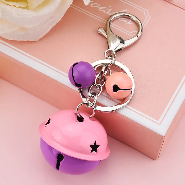 Dropship 10 Pcs 14mm Iron Candy Color Paint Small Bell Keychain Doll  Accessories Pet Collar Pendant Christmas Metal Bell to Sell Online at a  Lower Price