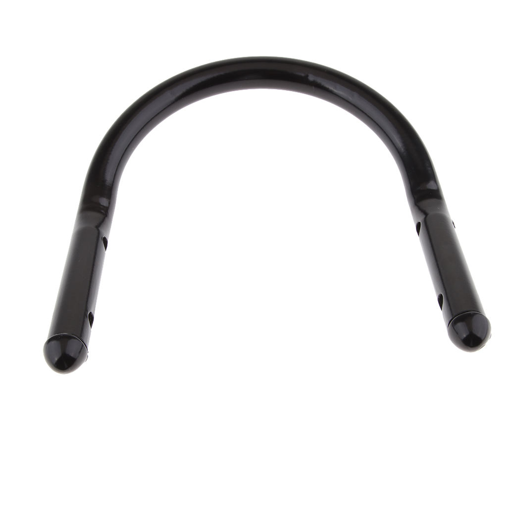 Black Metal Retro Cafe Racer Seat Frame Hoop Loop End Upswept for Honda CG/ZJ 125