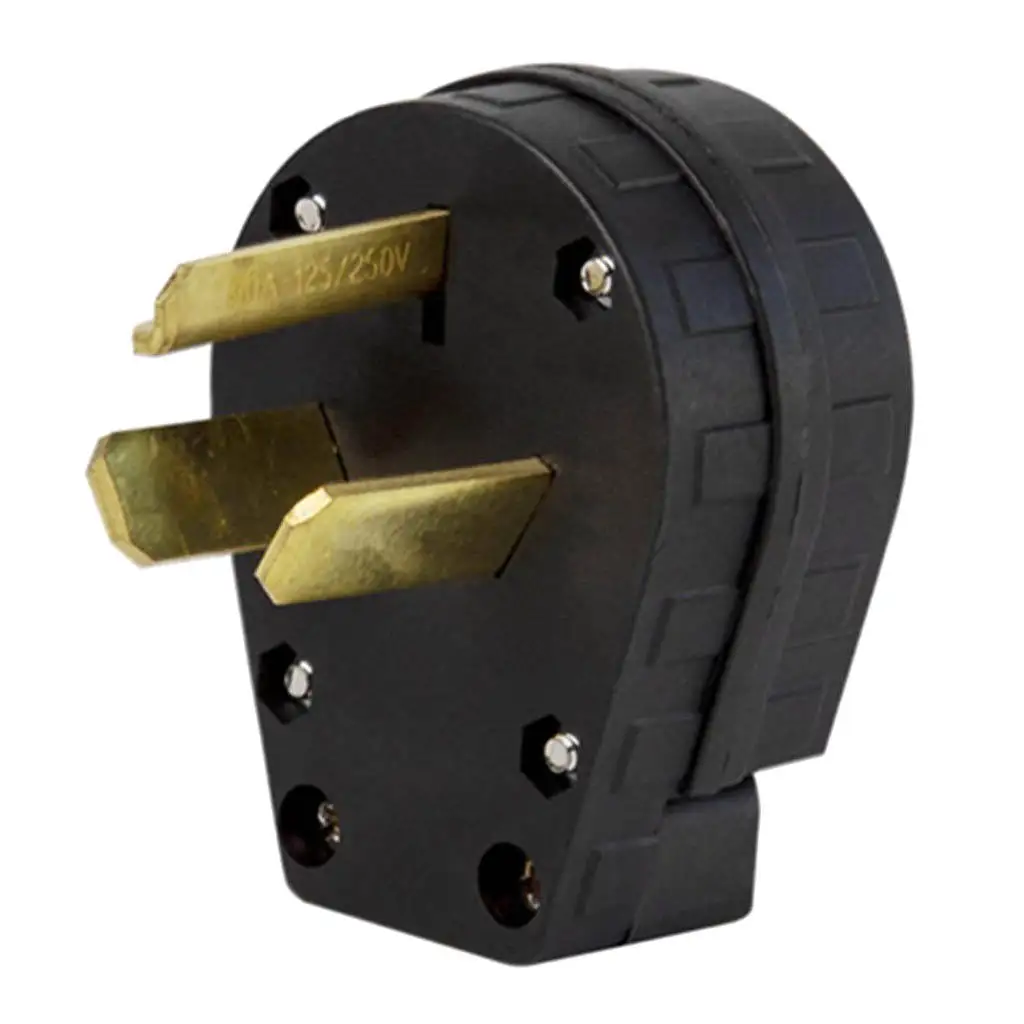 30A 250V AC 3 Pin Male # NEMA L10-30P 10-30P Grounding Locking Plug 