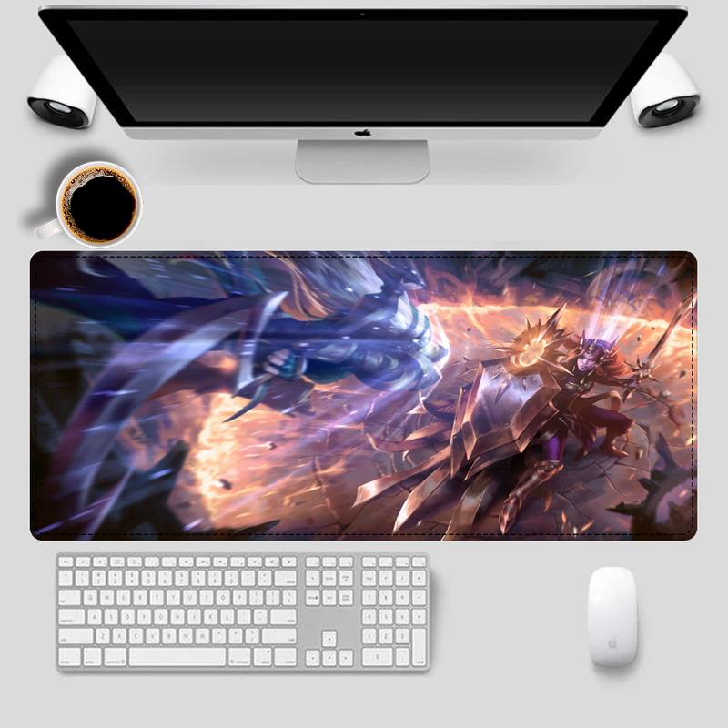 Sale League Of Legends Leona  Mouse Pad Gaming MousePad Large Big Mouse Mat Desktop Mat Computer Mouse pad For Overwatch