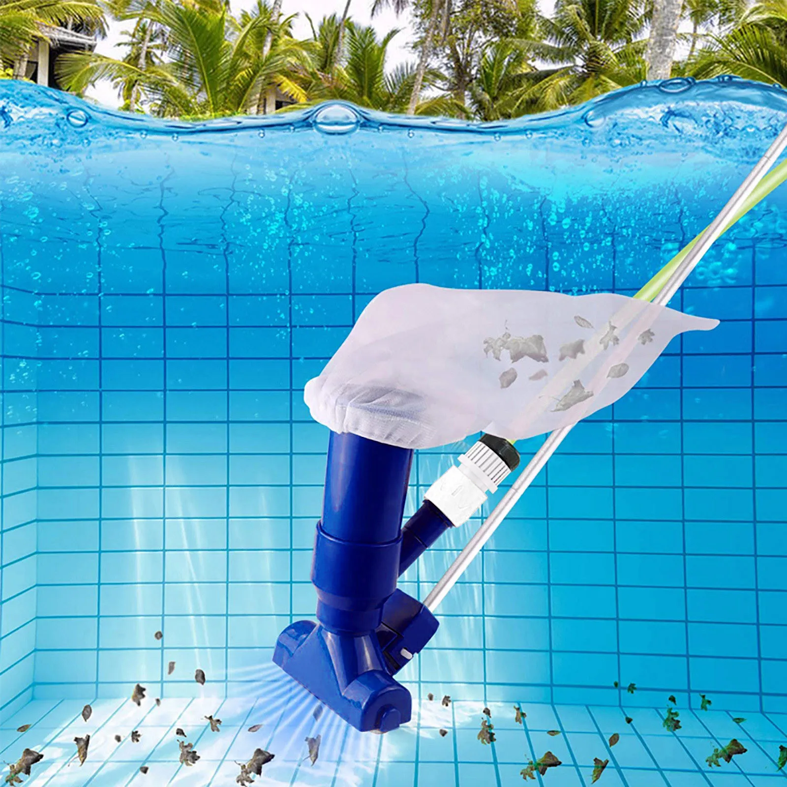 Swimming Pool Vacuum Cleaner Cleaning Tool Suction Head Fountain Vacuum Brush 