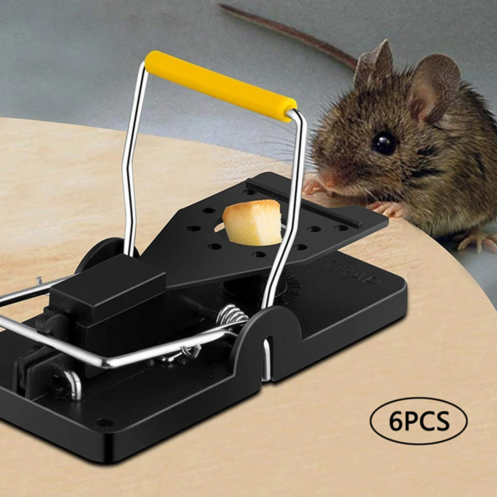 Large Mouse Traps for Family Quick Instantly Reusable Indoor Outdoor Pest Control Snap Traps