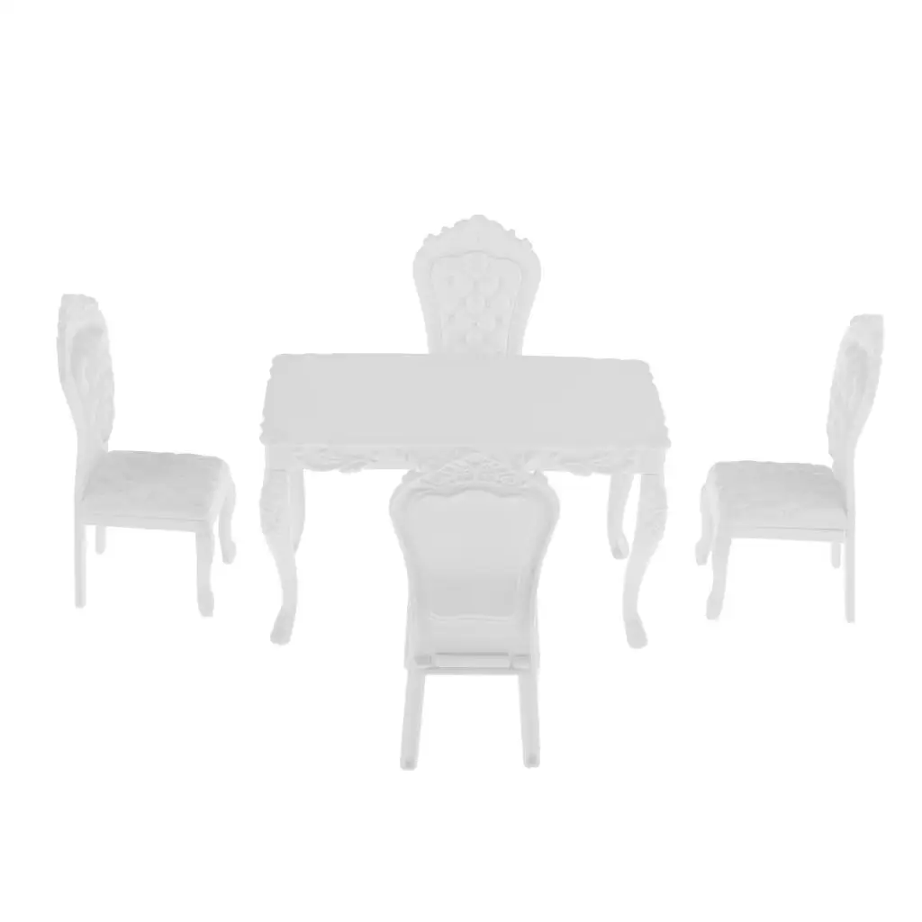 1/6 Table and Chair for   Action Figure Furniture Accessory